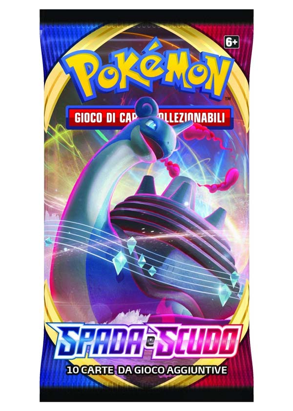 Bustina Spada e Scudo - ITA - Artwork Casuale - 10 Carte POKEMON