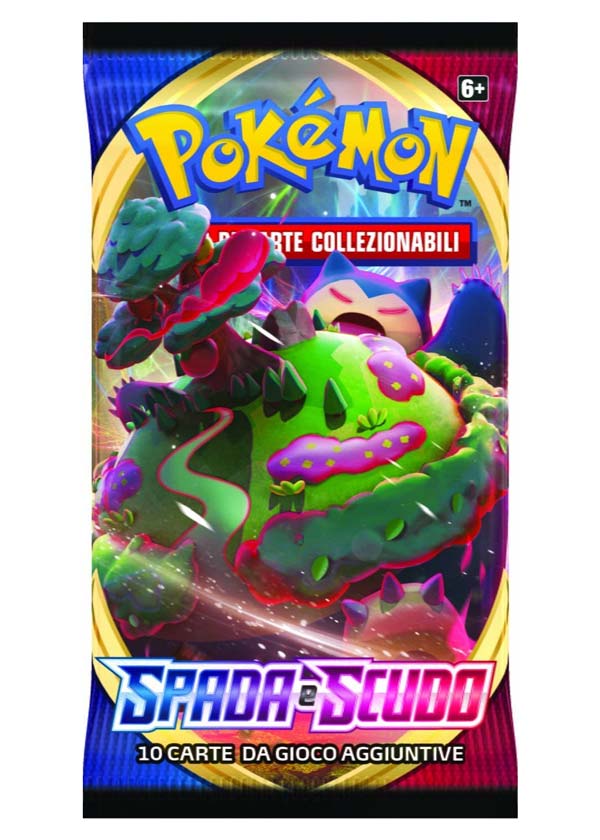 Bustina Spada e Scudo - ITA - Artwork Casuale - 10 Carte POKEMON