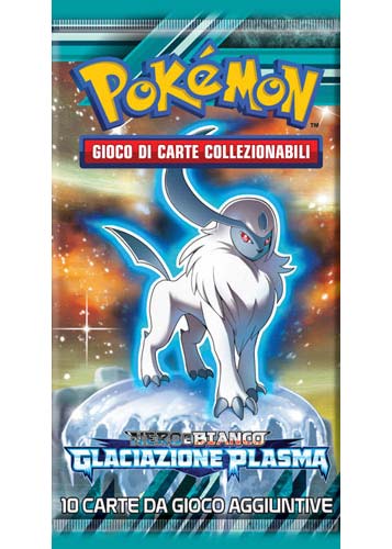 Bustina Nero e Bianco - Glaciazione Plasma - ITA - Artwork Casuale - 10 Carte POKEMON