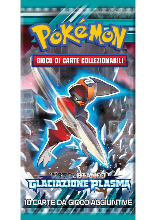 Bustina Nero e Bianco - Glaciazione Plasma - ITA - Artwork Casuale - 10 Carte POKEMON