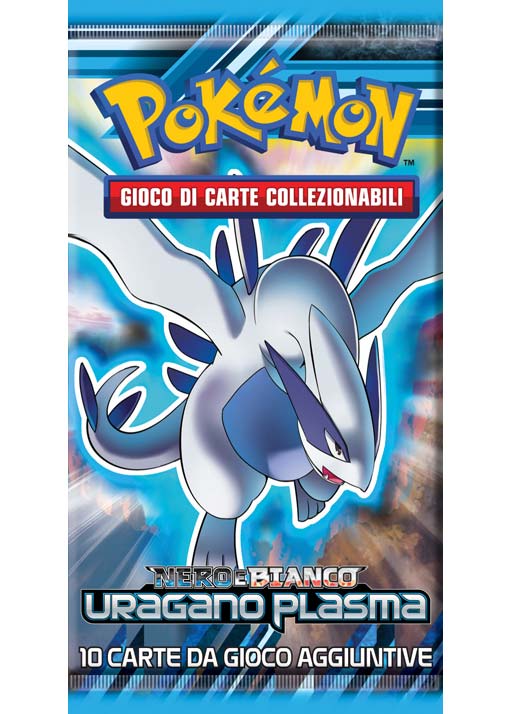 Bustina Nero e Bianco - Uragano Plasma - ITA - Artwork Casuale - 10 Carte POKEMON