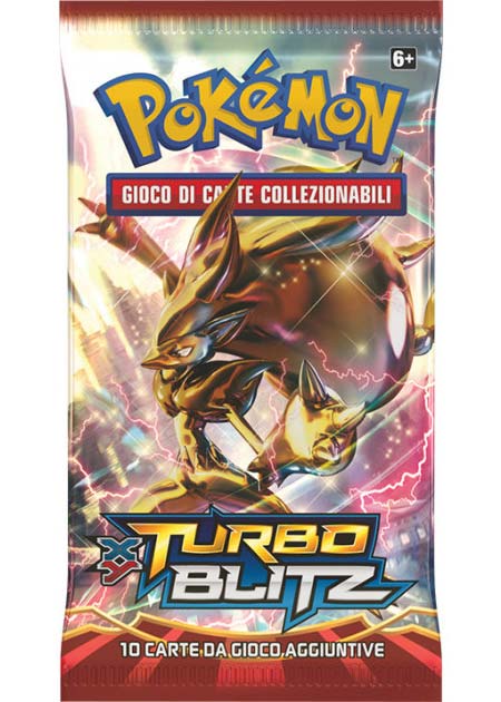 Bustina XY - Turbo Blitz - ITA - Artwork Casuale - 10 Carte POKEMON