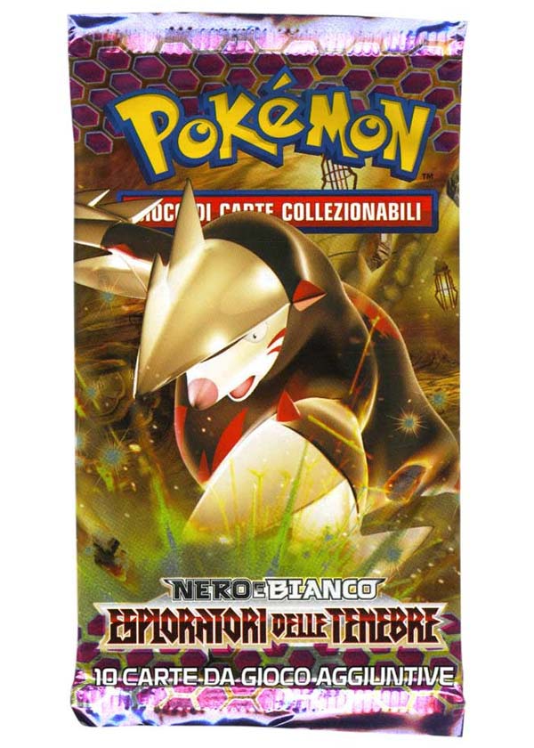 Bustina Nero e Bianco - Esploratori delle Tenebre - ITA - Artwork Casuale - 10 Carte POKEMON