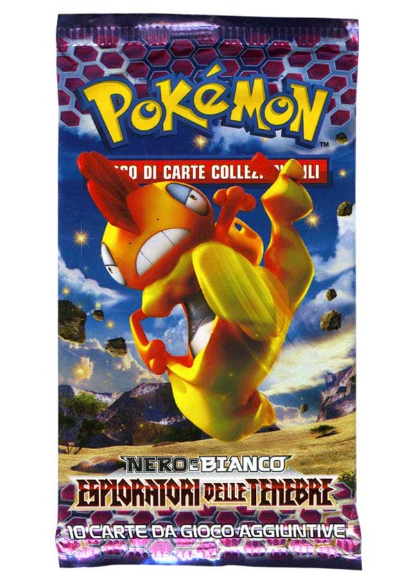 Bustina Nero e Bianco - Esploratori delle Tenebre - ITA - Artwork Casuale - 10 Carte POKEMON