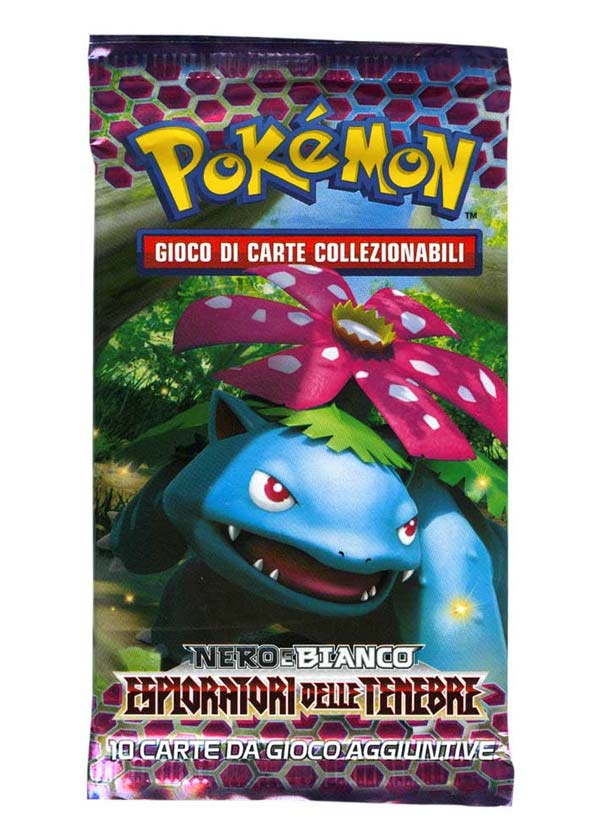 Bustina Nero e Bianco - Esploratori delle Tenebre - ITA - Artwork Casuale - 10 Carte POKEMON