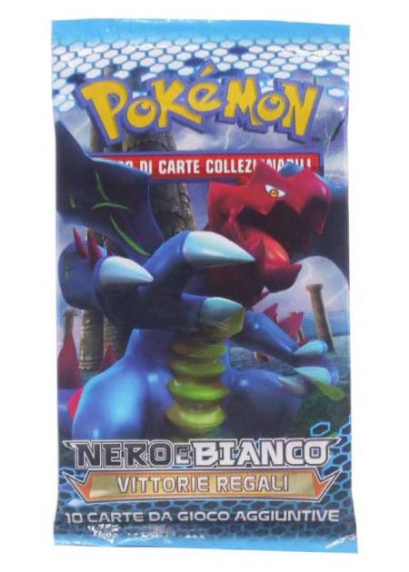 Bustina Nero e Bianco - Vittorie Regali - ITA - Artwork Casuale - 10 Carte POKEMON