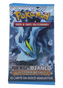 Bustina Nero e Bianco - Vittorie Regali - ITA - Artwork Casuale - 10 Carte POKEMON