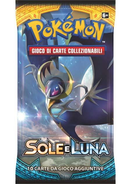 Bustina Sole e Luna - ITA - Artwork Casuale - 10 Carte POKEMON