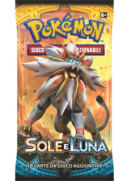 Bustina Sole e Luna - Imperfezioni Estetiche - ITA - Artwork Casuale - 10 Carte POKEMON