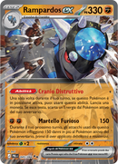 Rampardos ex PBL 045/084 Rara Doppia - ITA - Near Mint - Megaevoluzione - Buio Pesto - Carta Pokemon