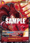 Monkey.D.Luffy ST01-012 V1 - Character Rossa Super Rare - Near Mint - Awakening of a New Era - Carta One Piece Card Game