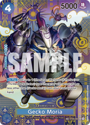 Gecko Moria ST03-004 - Character Blu Special Rare - Near Mint - Two Legends - Carta One Piece Card Game