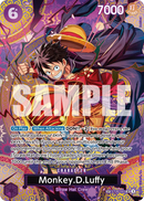Monkey.D.Luffy ST26-005 - Character Viola Special Rare - Near Mint - Adventure On Kami's Island - Carta One Piece Card Game