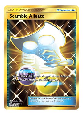 Scambio Alleato 254/236 Rara Segreta Oro - ITA - Mint - Sole e Luna - Sintonia Mentale - Carta Pokemon
