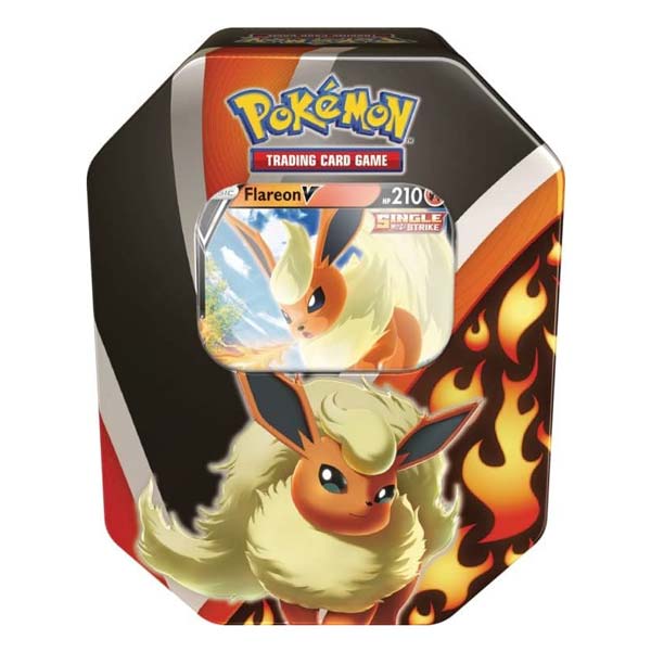 Tin da collezione Evoluzioni di Eevee V - Flareon V - Spada e Scudo - ENG