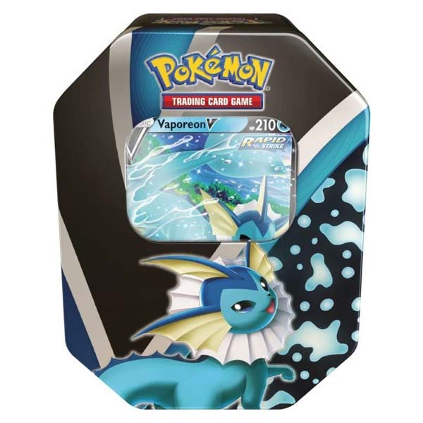 Tin da collezione Evoluzioni di Eevee V - Vaporeon V - Spada e Scudo - ENG