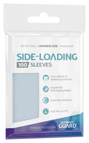 100 Bustine protettive SideLoad Sleeves ULTIMATE GUARD Japanese Perfect Size Precision Fit 60 x 87,5 mm Trasparenti