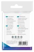 100 Bustine protettive SideLoad Sleeves ULTIMATE GUARD Japanese Perfect Size Precision Fit 60 x 87,5 mm Trasparenti