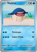 Wailmer PBL 015/084 Comune Reverse Holo - ITA - Near Mint - Megaevoluzione - Buio Pesto - Carta Pokemon