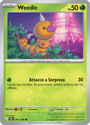 Weedle CRI 001/086 Comune Reverse Holo - ITA - Near Mint - Megaevoluzione - Caos Nascente - Carta Pokemon
