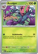Accelgor WHT 009/086 Reverse Holo Master Ball - ITA - Near Mint - Scarlatto e Violetto - Fuoco Bianco - Carta Pokemon