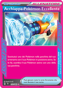 Acchiappa-Pokémon Eccellente 157/162 Holo - ITA - Near Mint - Scarlatto e Violetto - CronoForze - Carta Pokemon