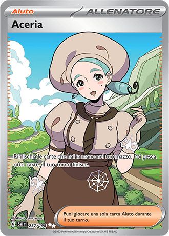 Aceria 237/198 Full Art - ITA - Near Mint - Scarlatto e Violetto - Carta Pokemon