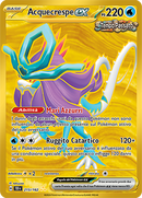 Acquecrespe-ex 215/162 Rara Segreta Oro - ITA - Near Mint - Scarlatto e Violetto - CronoForze - Carta Pokemon