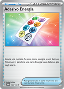 Adesivo Energia 159/165 - ITA - Near Mint - Scarlatto e Violetto - 151 - Carta Pokemon