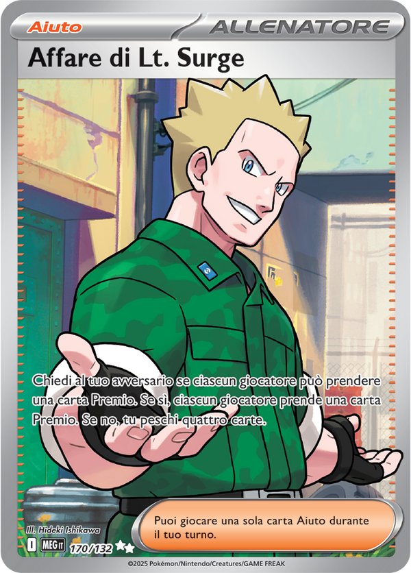 Affare di Lt. Surge MEG 170/132 - ITA - Near Mint - Megaevoluzione - Carta Pokemon