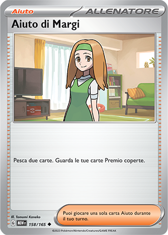 Aiuto di Margi 158/165 - ITA - Near Mint - Scarlatto e Violetto - 151 - Carta Pokemon