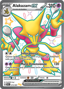 Alakazam EX Shiny 215/091 Full Art - ITA - Near Mint - Scarlatto e Violetto - Destino di Paldea - Carta Pokemon