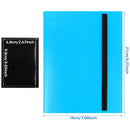 Album Raccoglitore 4 tasche 160 carte Side Load - AZZURRO