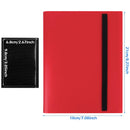Album Raccoglitore 4 tasche 160 carte Side Load - ROSSO