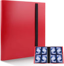 Album Raccoglitore 4 tasche 160 carte Side Load - ROSSO