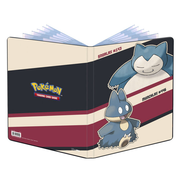Album Raccoglitore 9 tasche 180 carte Top Load - Ufficiale Pokemon - Snorlax e Munchlax - ULTRA PRO