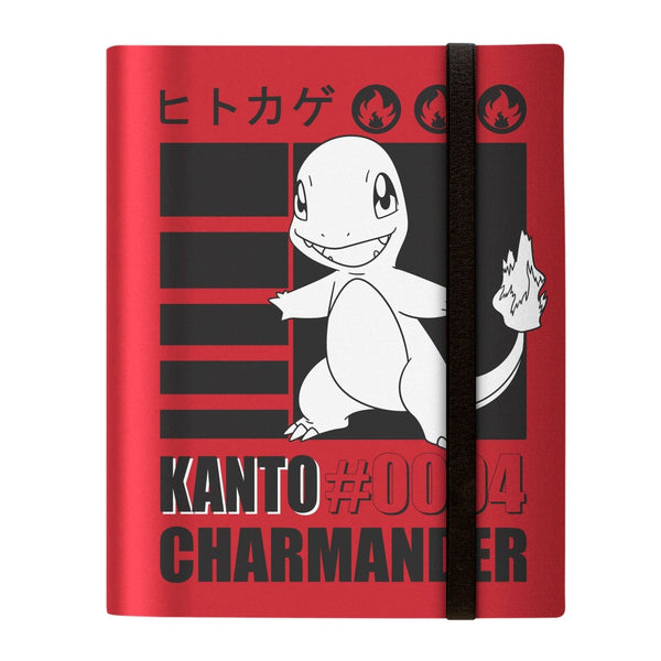 Album Raccoglitore 9 tasche 360 carte Side Load - Pokemon - KANTO #004 Charmander - ULTRA PRO PRO-Binder
