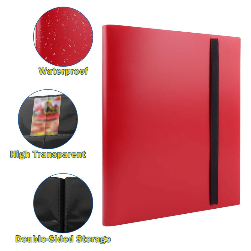 Album Raccoglitore 9 tasche 360 carte Side Load - ROSSO