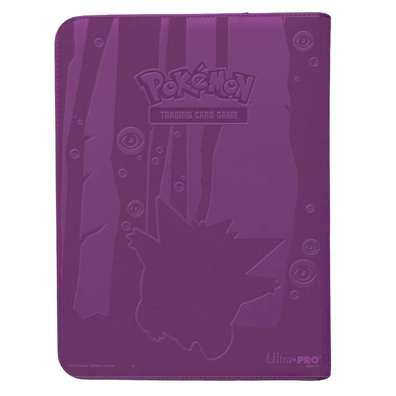 Album Raccoglitore con Zip 9 tasche 360 carte Side Load - Ufficiale Pokemon - Gengar - ULTRA PRO