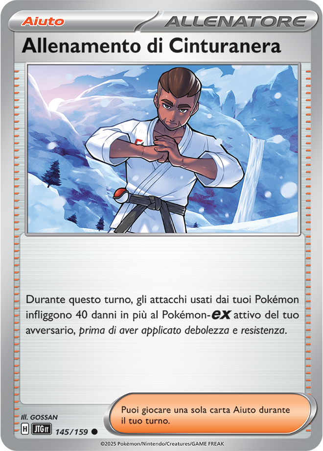 Allenamento di Cinturanera 145/159 Reverse Holo - ITA - Near Mint - Scarlatto e Violetto - Avventure Insieme - Carta Pokemon