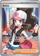 Anita WHT 164/086 Full Art - ITA - Near Mint - Scarlatto e Violetto - Fuoco Bianco - Carta Pokemon