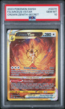 Arceus V Astro Gold GG70/GG70 Galleria di Galar Oro - ENG - Mint - Gradata PSA 10 - Spada e Scudo - Zenit Regale - Carta Pokemon