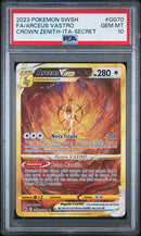Arceus V Astro Gold GG70/GG70 Galleria di Galar Oro - ITA - Mint - Gradata PSA 10 - Spada e Scudo - Zenit Regale - Carta Pokemon