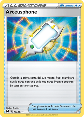 Arceusphone 152/196 Reverse Holo - ITA - Near Mint - Spada e Scudo - Origine Perduta - Carta Pokemon