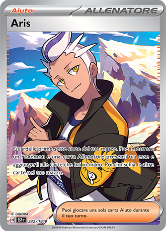 Aris 232/191 - ITA - Near Mint - Scarlatto e Violetto - Scintille Folgoranti - Carta Pokemon