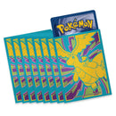 65 Bustine protettive ETB Ascesa Eroica Mega Dragonite Sleeves POKEMON Standard Size 67 x 92 mm