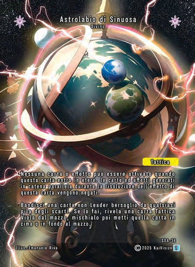 Astrolabio di Sinuosa SDA - 36   - 1a Edizione - ITA - Near Mint - Structure Deck Anniversary - Carta Creatures of Exo