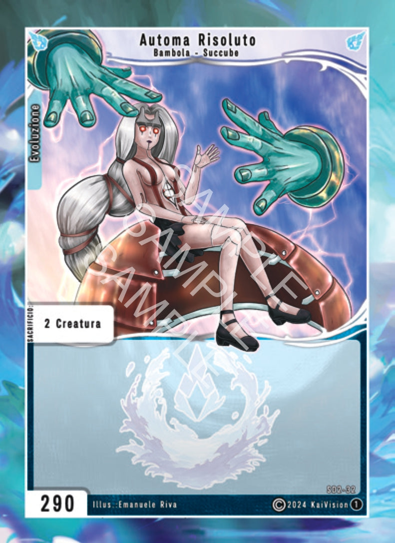Automa Risoluto SD2 - 32 Comune - 1a Edizione - ITA - Near Mint - Structure Deck 2 - Carta Creatures of Exo