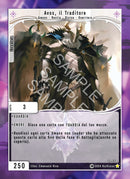 Avos, il Traditore CA - 089 Rara Foil - Unlimited - ITA - Near Mint - Cavalieri di Adam - Carta Creatures of Exo