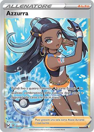 Azzurra TG27/TG30 Trainer Gallery - ITA - Near Mint - Spada e Scudo - Origine Perduta - Carta Pokemon